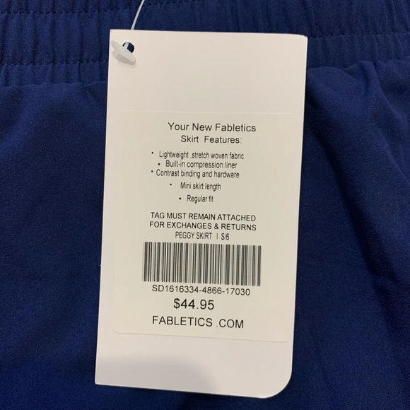 NWT Fabletics Peggy Skirt - Picture 5 of 6